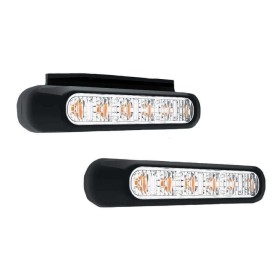 STROBE LIGHT 6 LED FRONT ORANGE 12 - 36V