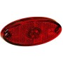 Piloto Lateral Posicion Led Rojo Oval 12/24V Camión - Semirremolque