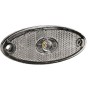 Piloto Lateral Posicion 1 Led Blanco Oval 12/24V