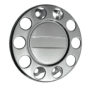 10 HOLES STAINLESS STEEL HUB-CAP - ALLOY RIMS