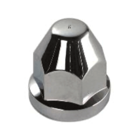 NUT COVERS CHROMED PLASTIC 27 mm