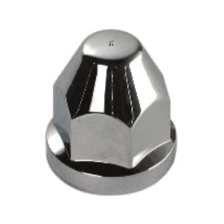 CHROM KUNSTSTOFF RADMUTTERKAPPEN 27 mm