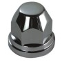 NUT COVERS CHROMED PLASTIC 33 mm