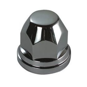 NUT COVERS CHROMED PLASTIC 33 mm
