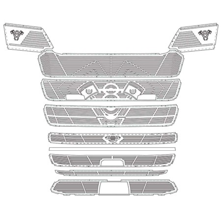 MASQUE INTERNE AVEC FEUX DE BROUILLARD SCANIA S