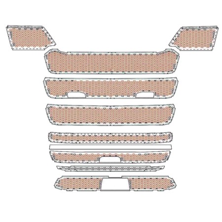 MASQUE INTERNE SANS FEUX DE BROUILLARD SCANIA S