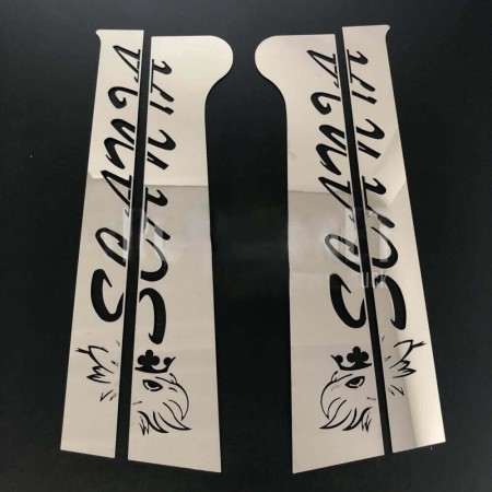 STAINLESS STEEL DOOR PILLAR COVERS SCANIA R-S