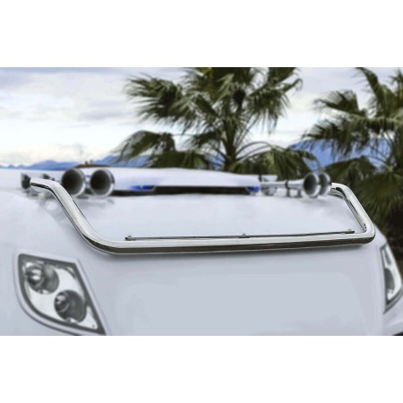 STAINLESS STEEL ROOF LIGHT BAR SHORT MODEL DAF XF 106 EURO 6