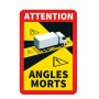 ADHESIVE BLIND SPOT WARNING SIGN TRUCK