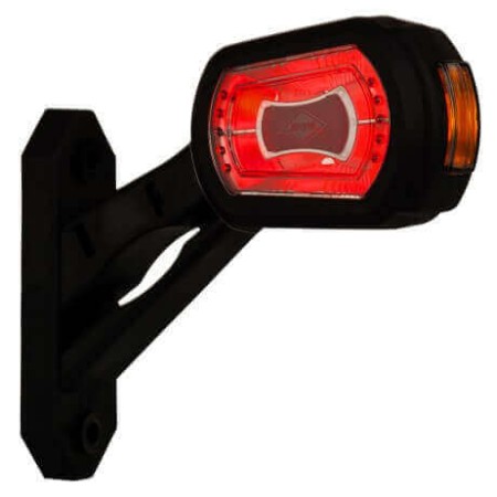 PILOTO LATERAL LUZ LED BLANCO-ÁMBAR-ROJA 12/24 CAMIONES - REMOLQUES