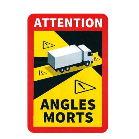 MAGNETIC BLIND SPOT WARNING SIGN TRUCK
