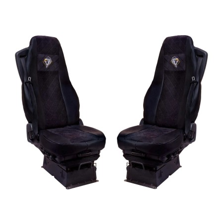FUNDAS DE ASIENTO VOLVO FH4 SERIE NEGRA
