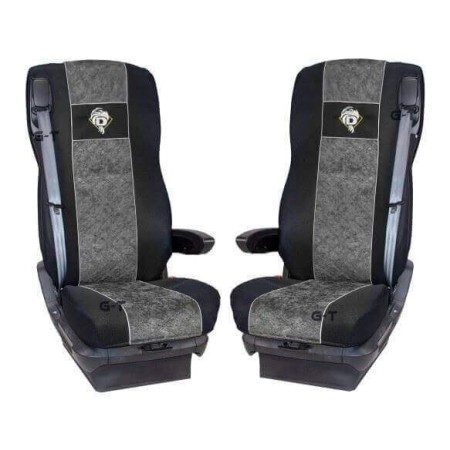 FUNDAS DE ASIENTO PARA DAF XF 106 - 105 SERIE NEGRA