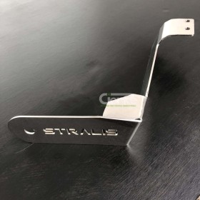 STAFFA ANTENNA CB CON SCRITTA STRALIS INOX IVECO HI-WAY