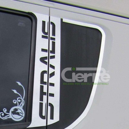 STAINLESS STEEL DOOR PILLAR COVERS. This product consists of 4