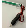 BANDERA ITALIANA NEON 24V 1 mt CON ENCENDEDOR ATAQUE