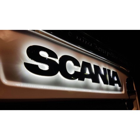 BACKLIT ACERO INOXIDABLE SCANIA 24V