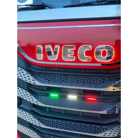 HINTERGRUNDBELEUCHTUNG GESCHRIEBEN IN EDELSTAHL IVECO S WAY -