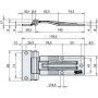 HEAVY DUTY SIDE DOOR HINGE FOR MEDIUM SIZED DOORS