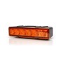 LED GYROPHARE ORANGE DEVANT 12/24V