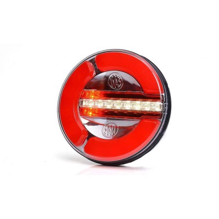 FEU ARRIÈRE LED RONDE AVEC FLÈCHE DYNAMIQUE 12/24V