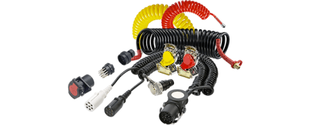 Spirales ABS - Électrique - Freins - Tête d'accouplement avec raccord