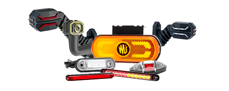 Lichter - LED-Umrisslichter für LKWs - Anhänger 12/24V