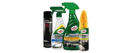 Prodotti chimici per pulizia cabina