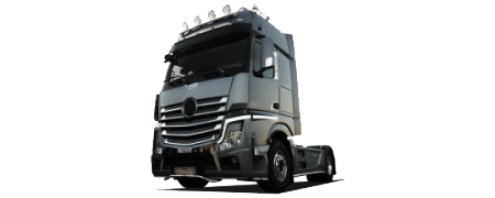Stainless inox accessories Mercedes Actros MP4